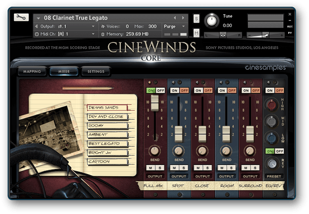 cinesamples CineWinds CORE