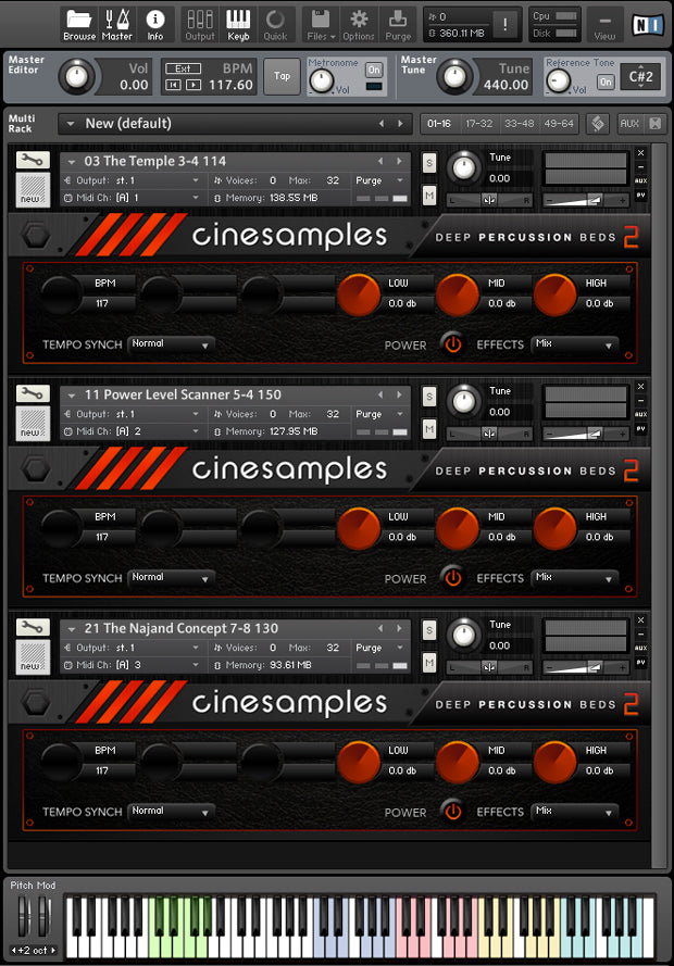 cinesamples Deep Percussion Beds 2
