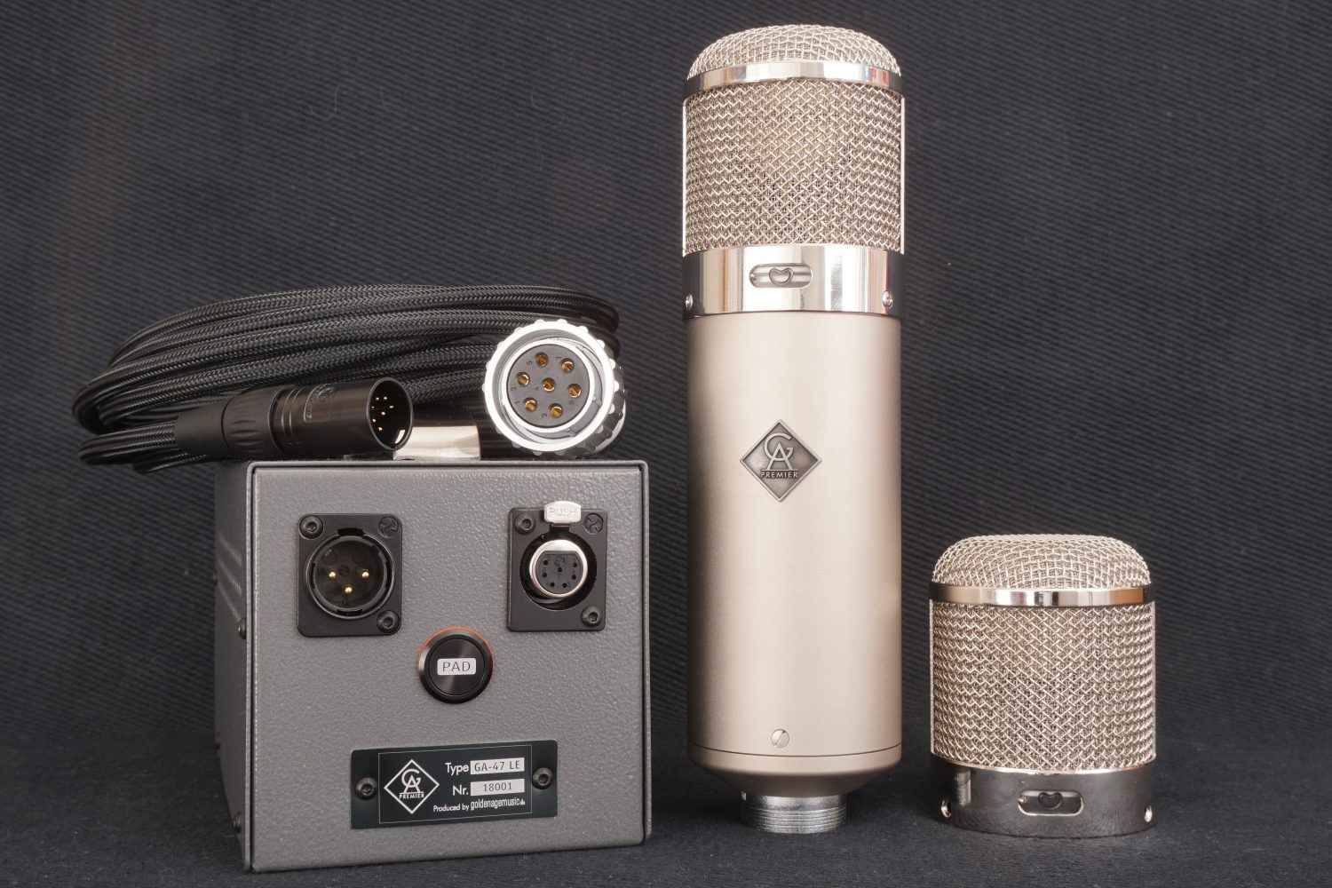 Golden Age Premier | GA-47 Extended Tube Condenser Microphone