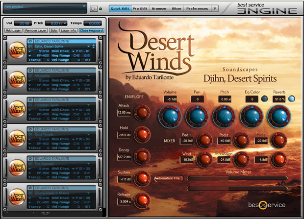 Best service Desert Winds