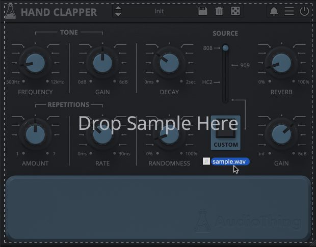 AudioThing | Hand Clapper Drum Synthesizer Plug-in