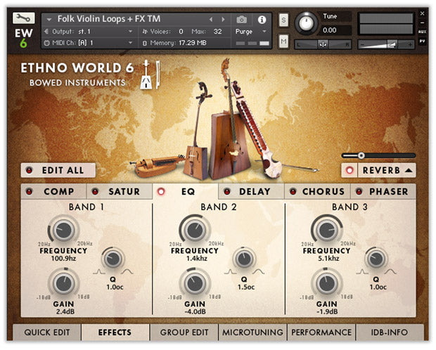 Best service Ethno World 6 Instruments Upgrade