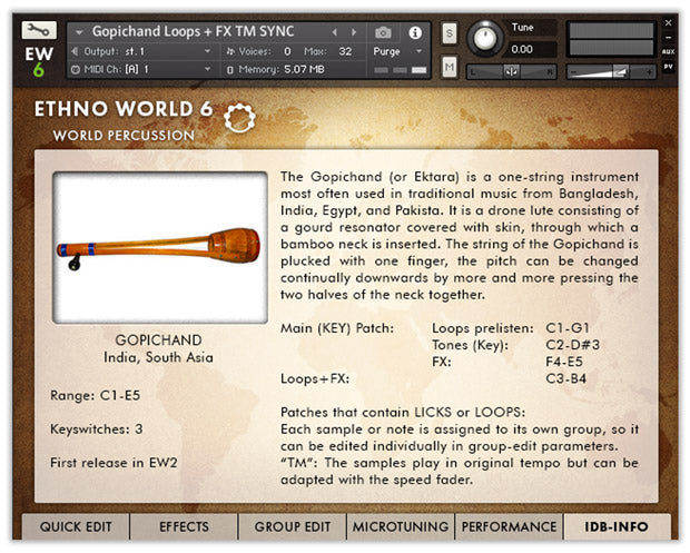 Best service Ethno World 6 Instruments Upgrade