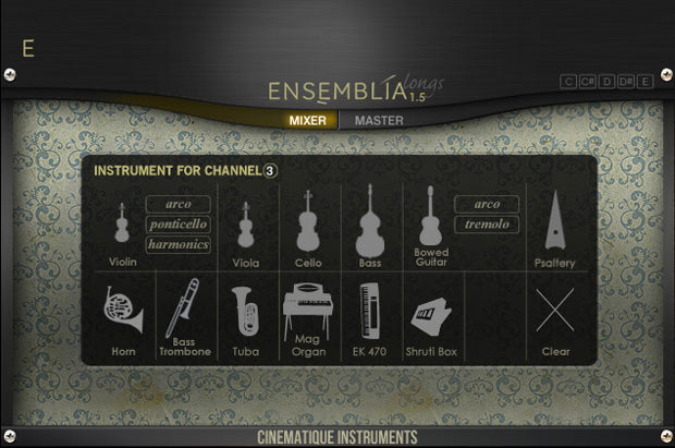 Cinematique Instruments Ensemblia 1.5