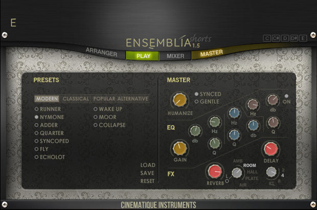 Cinematique Instruments Ensemblia 1.5