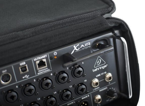 Gator Cases | Padded Carry Bag For Midas MR12, MR18, And Behringer X Air Series Mixers