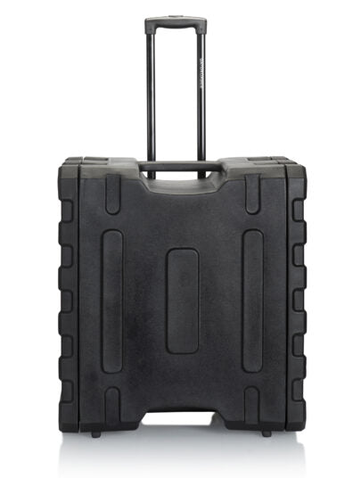 Gator Cases | 8U, 19″ Deep Molded Audio Rack; w/ wheels