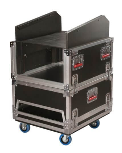 Gator Cases | 14U Top, 6U Side Road Console Rack