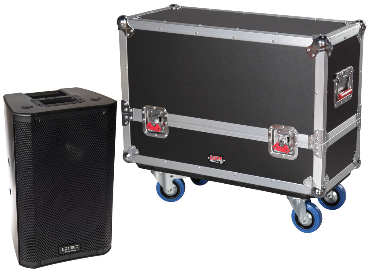 Gator Cases | Tour Style Transporter For (2) K8 Speakers