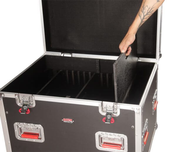 Gator Cases | Truck Pack Trunk; 30″X22″X22″; 12mm; W/ Dividers