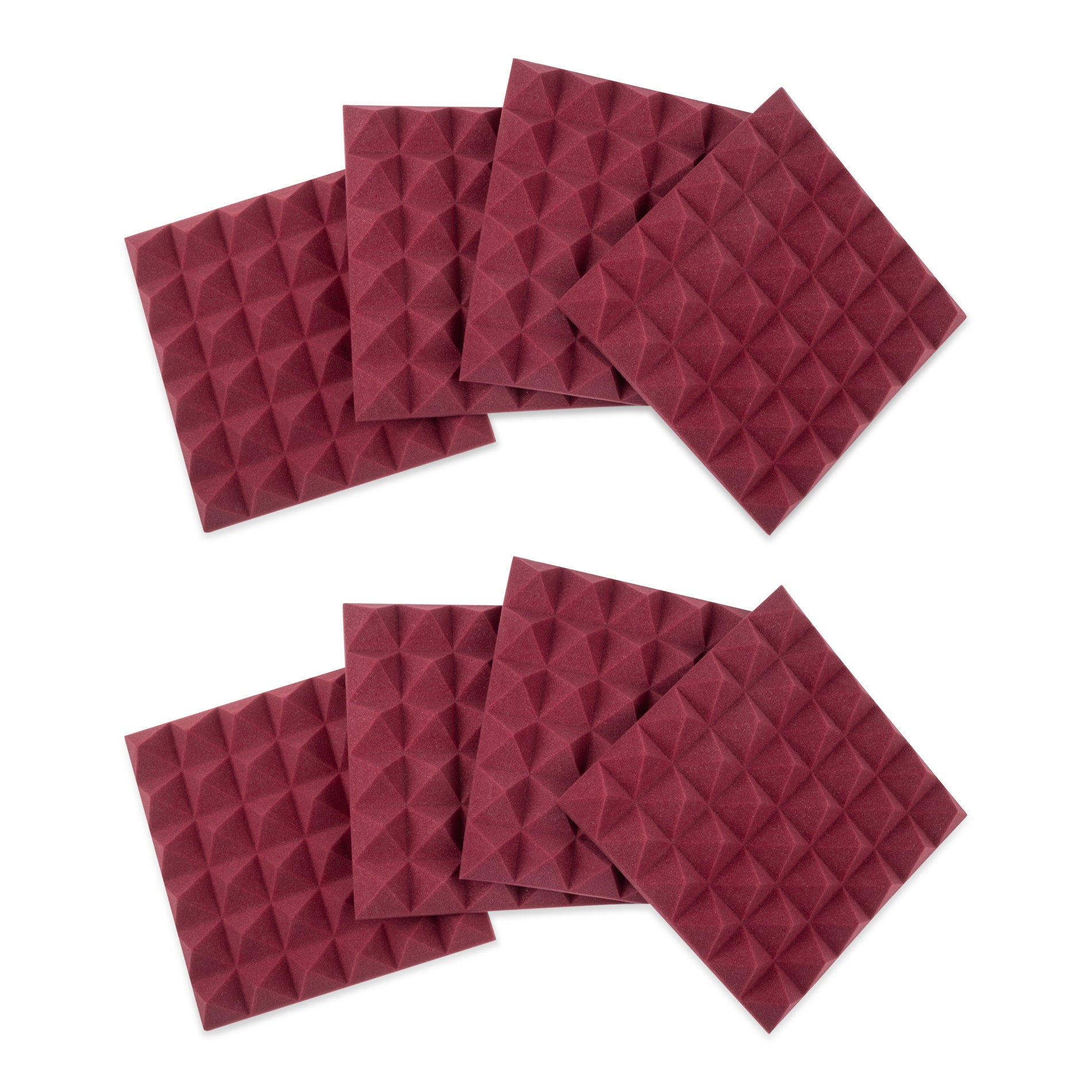 Gator Frameworks | 12"x12" Acoustic Foam Pyramid Panels