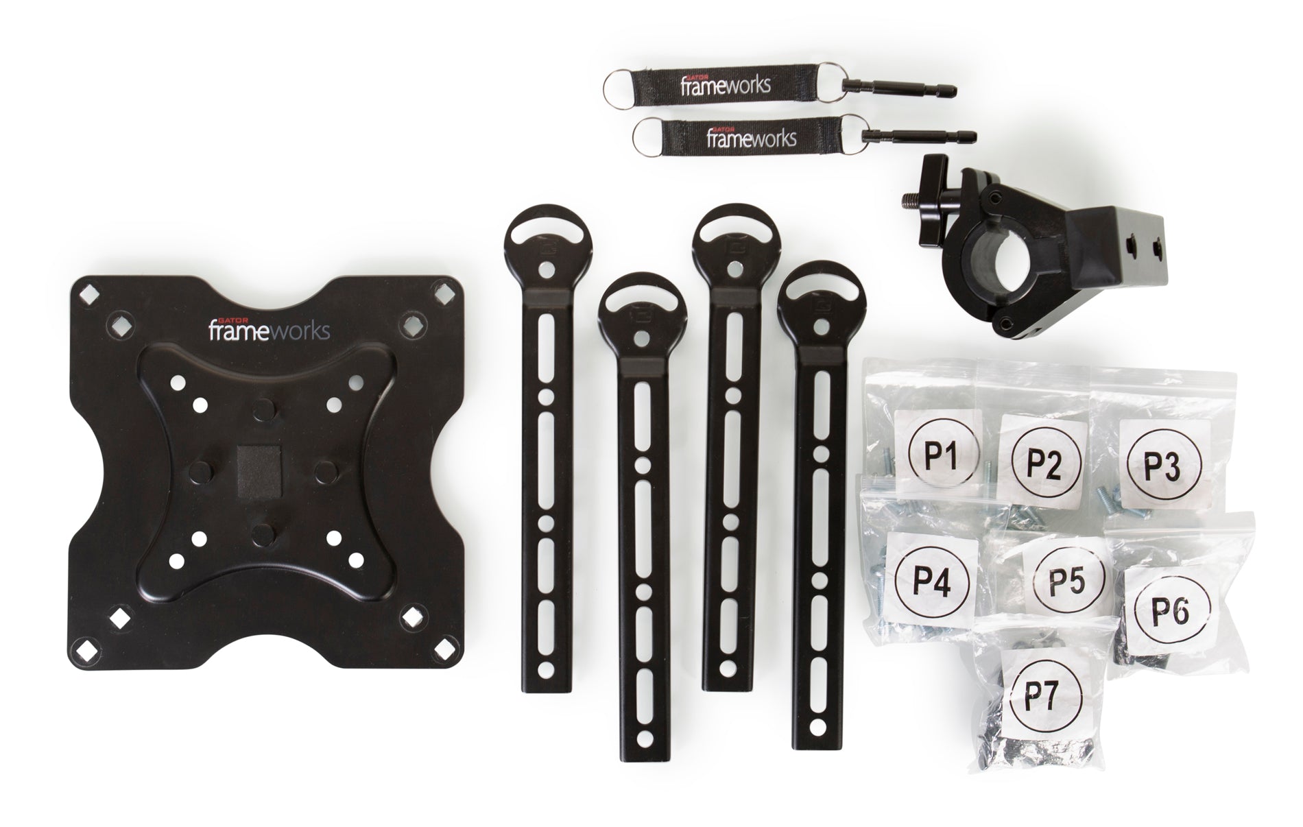 Gator Frameworks | Frameworks Individual VESA Mount Assembly & Clamp