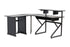 Gator Frameworks | Desk Set w/ Main Desk, Corner, Rack - BLK