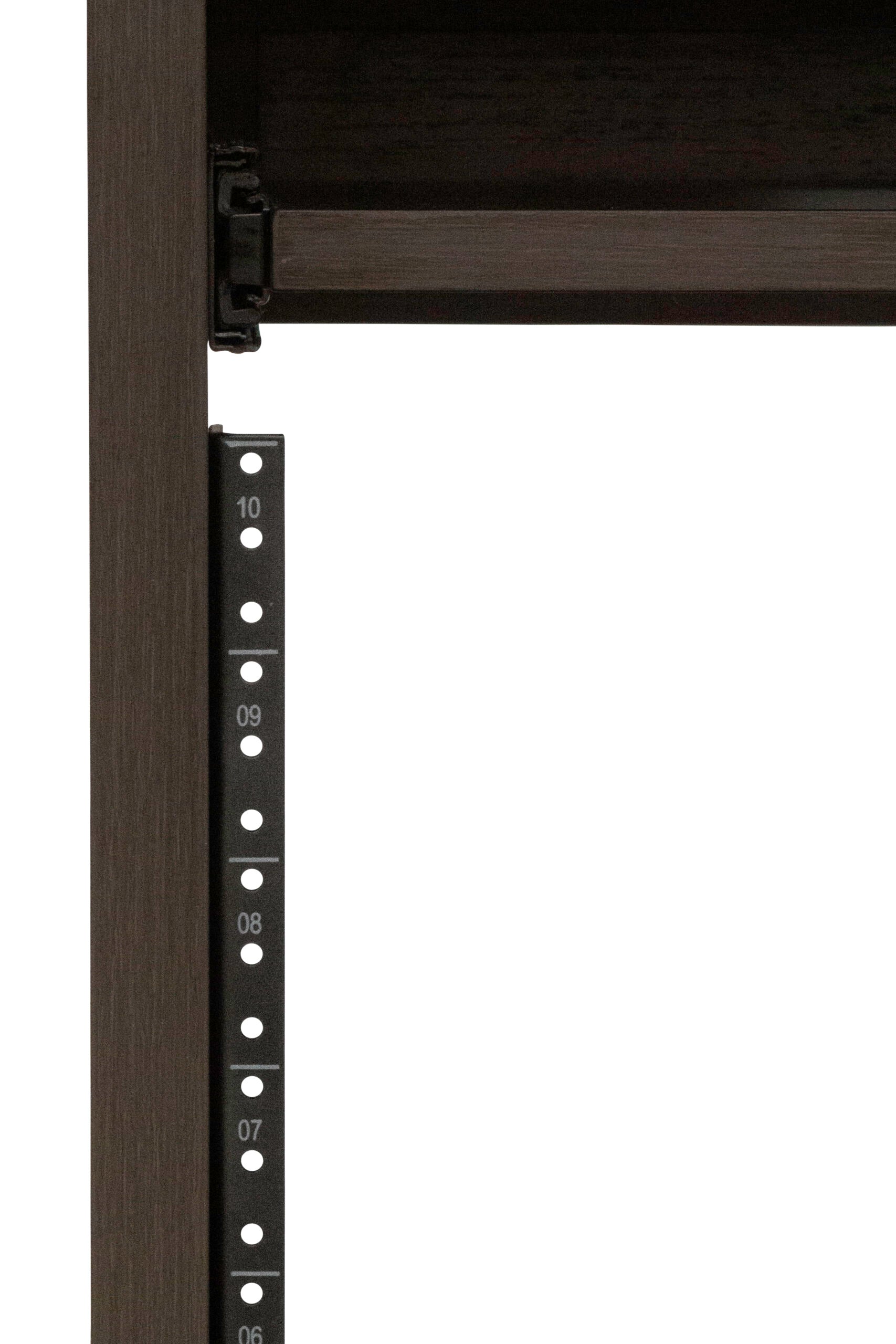 Gator Frameworks | Elite Series Furniture Desk 10U Rack - BRN