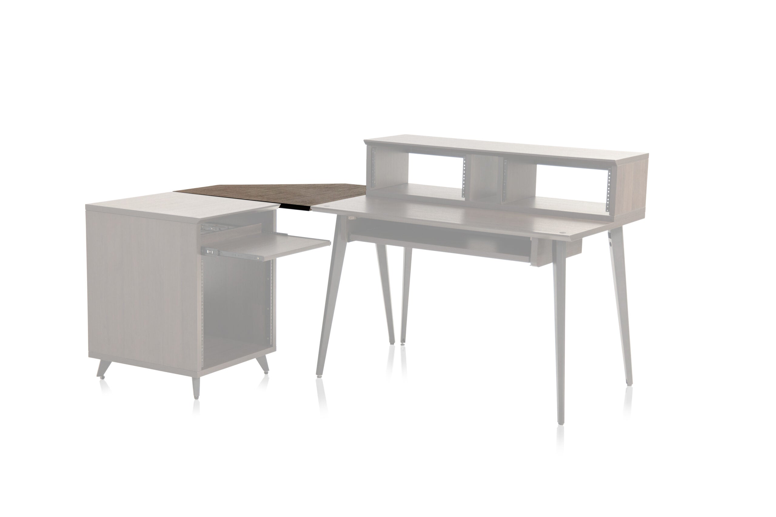 Gator Frameworks | Elite Series Furniture Desk Corner Section - BRN