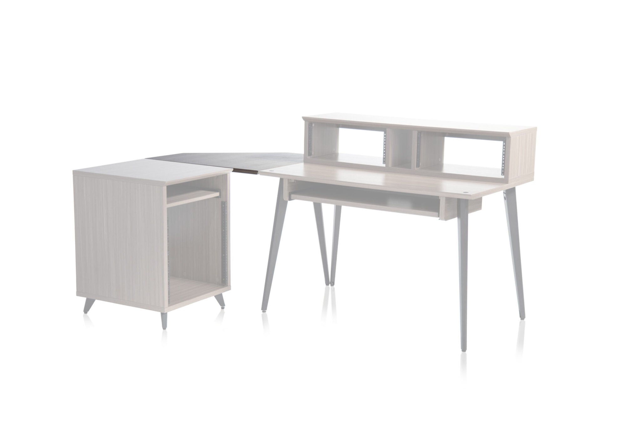 Gator Frameworks | Elite Series Furniture Desk Corner Section - GRY