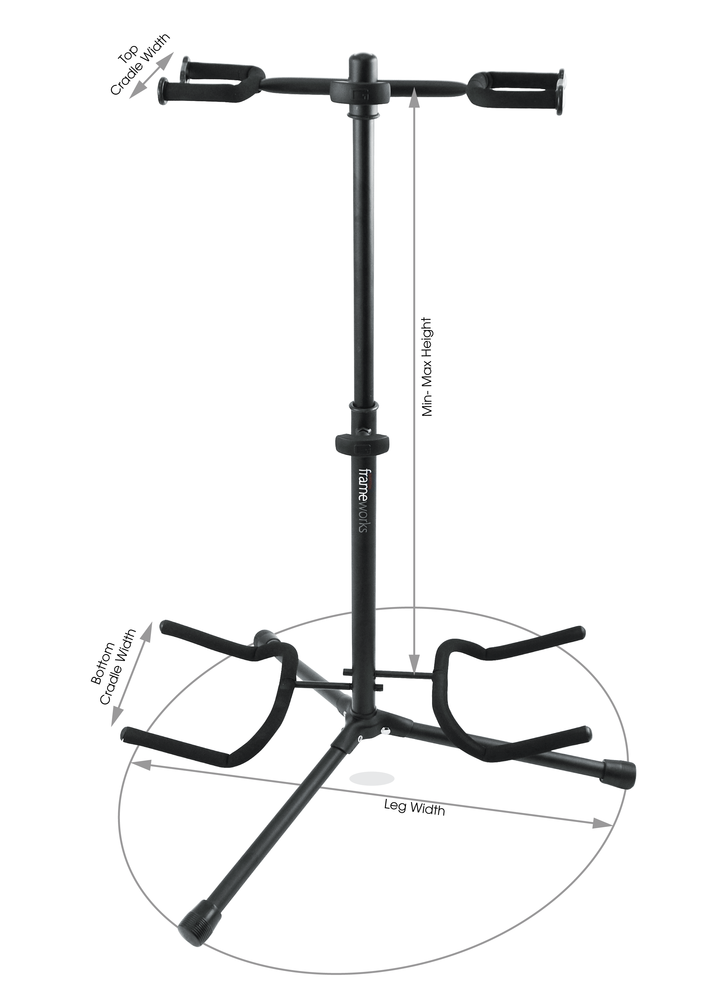 Gator Frameworks | Double Guitar Stand