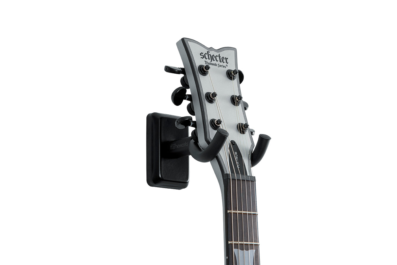 Gator Frameworks | Black Wall Mount Guitar Hanger