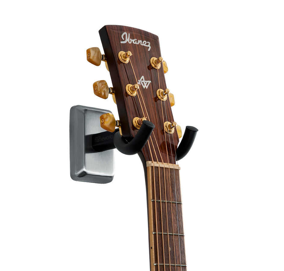 Gator Frameworks | Chrome Wall Mount Guitar Hanger