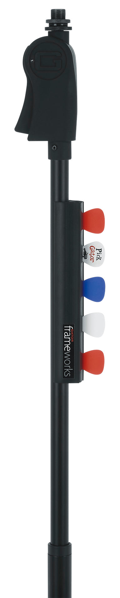 Gator Frameworks | Guitar Pick & Slide Holder for Mic Stands