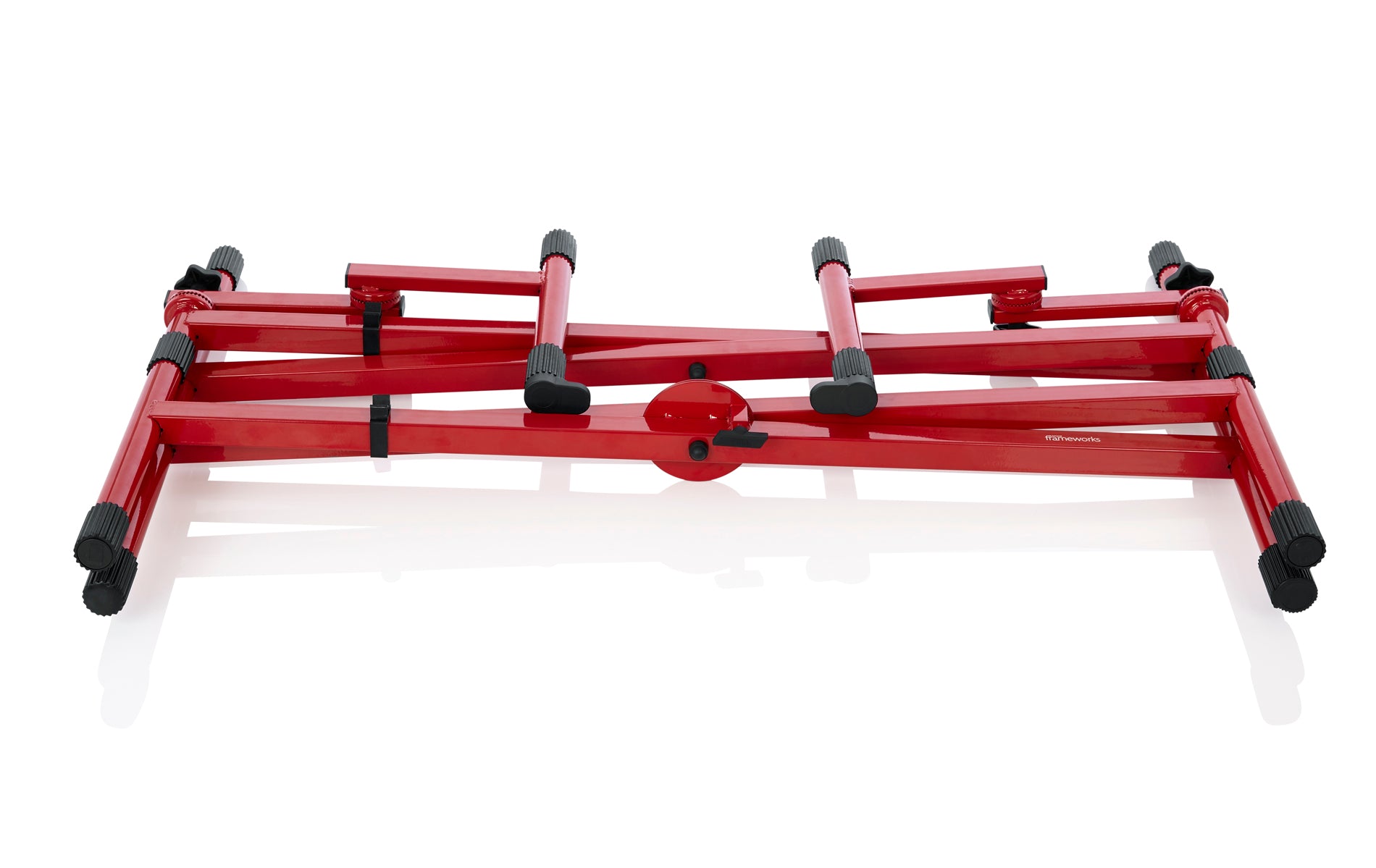 Gator Frameworks | Red 2 Tier X Style Keyboard Stand