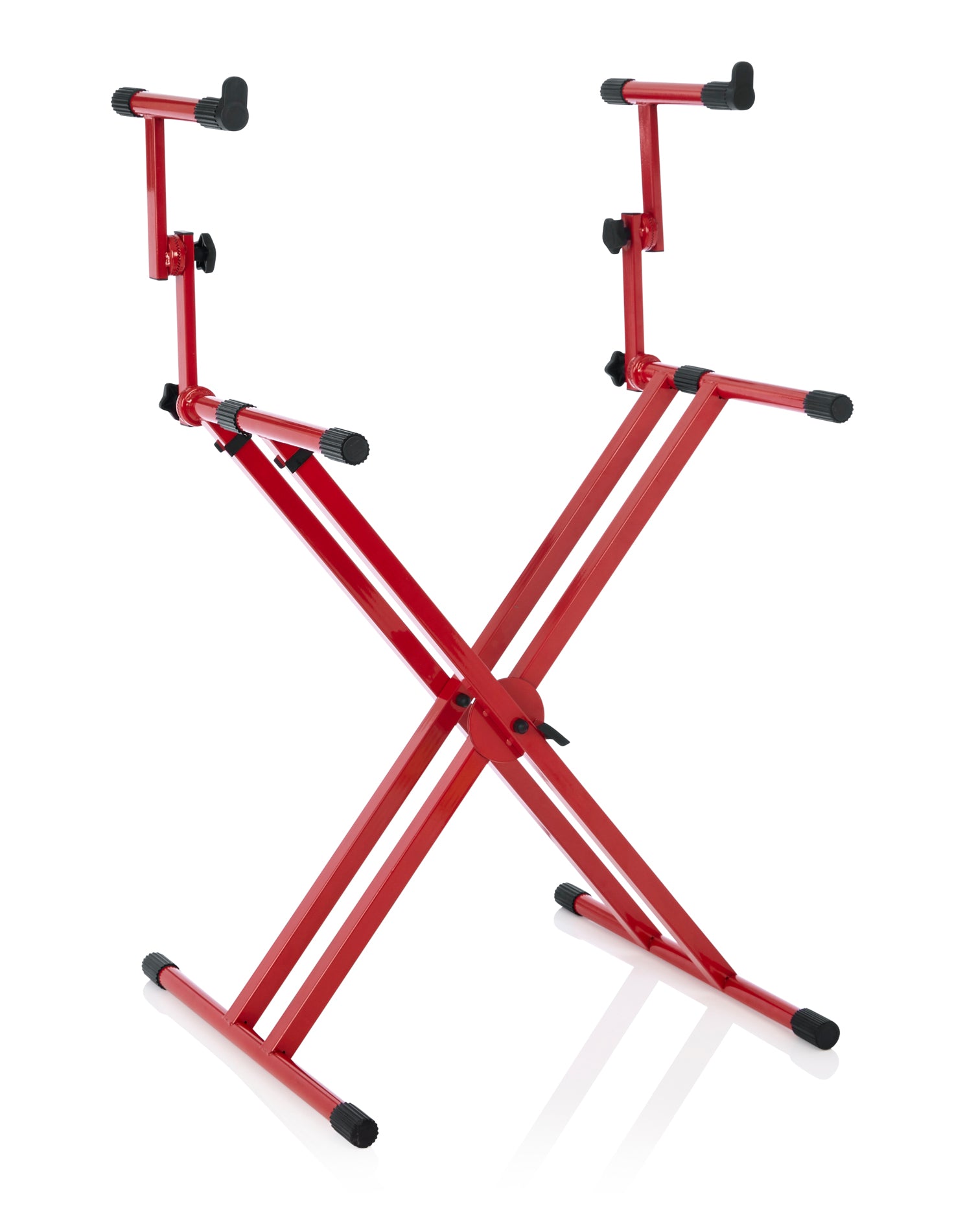 Gator Frameworks | Red 2 Tier X Style Keyboard Stand