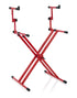 Gator Frameworks | Red 2 Tier X Style Keyboard Stand