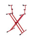 Gator Frameworks | Red 2 Tier X Style Keyboard Stand