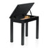 Gator Frameworks | Deluxe Wooden Piano Bench in Black