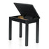Gator Frameworks | Deluxe Wooden Piano Bench in Black
