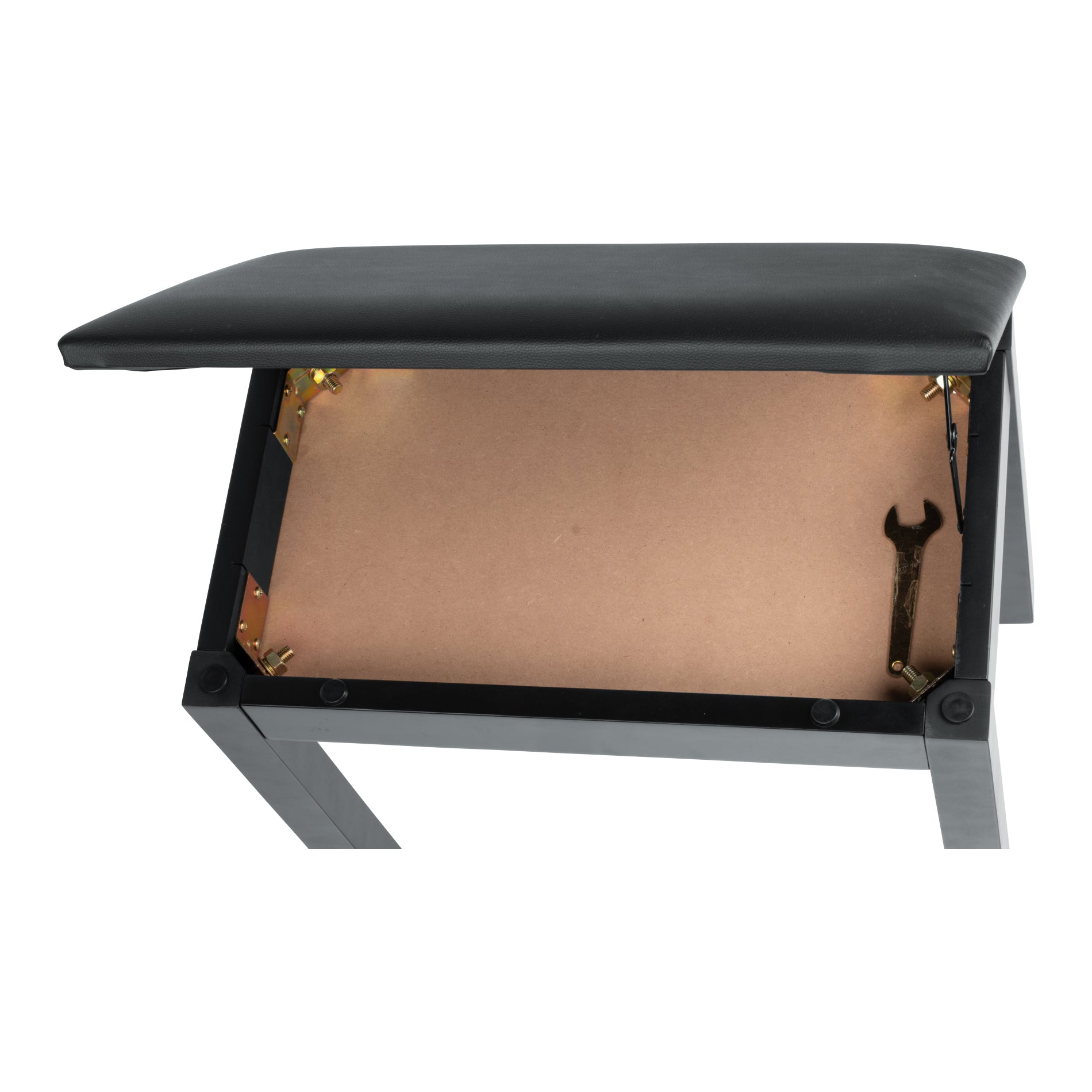 Gator Frameworks | Deluxe Wooden Piano Bench in Black