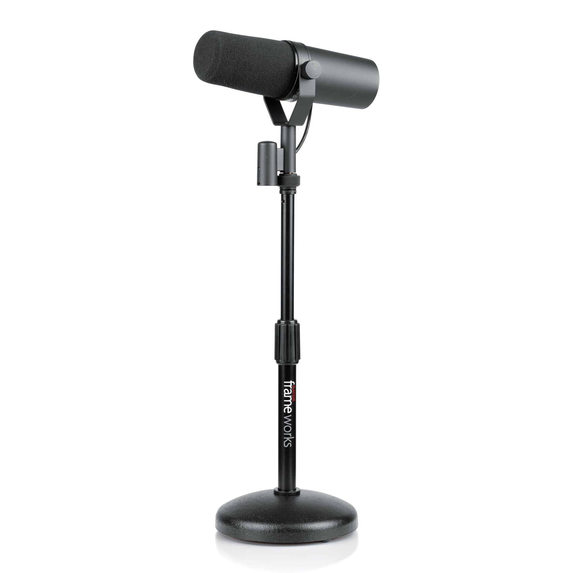 Gator Frameworks | Round Base Desktop Mic Stand