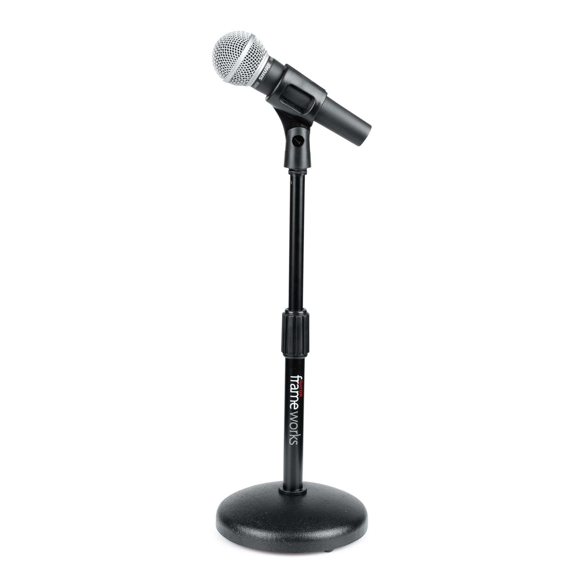 Gator Frameworks | Round Base Desktop Mic Stand