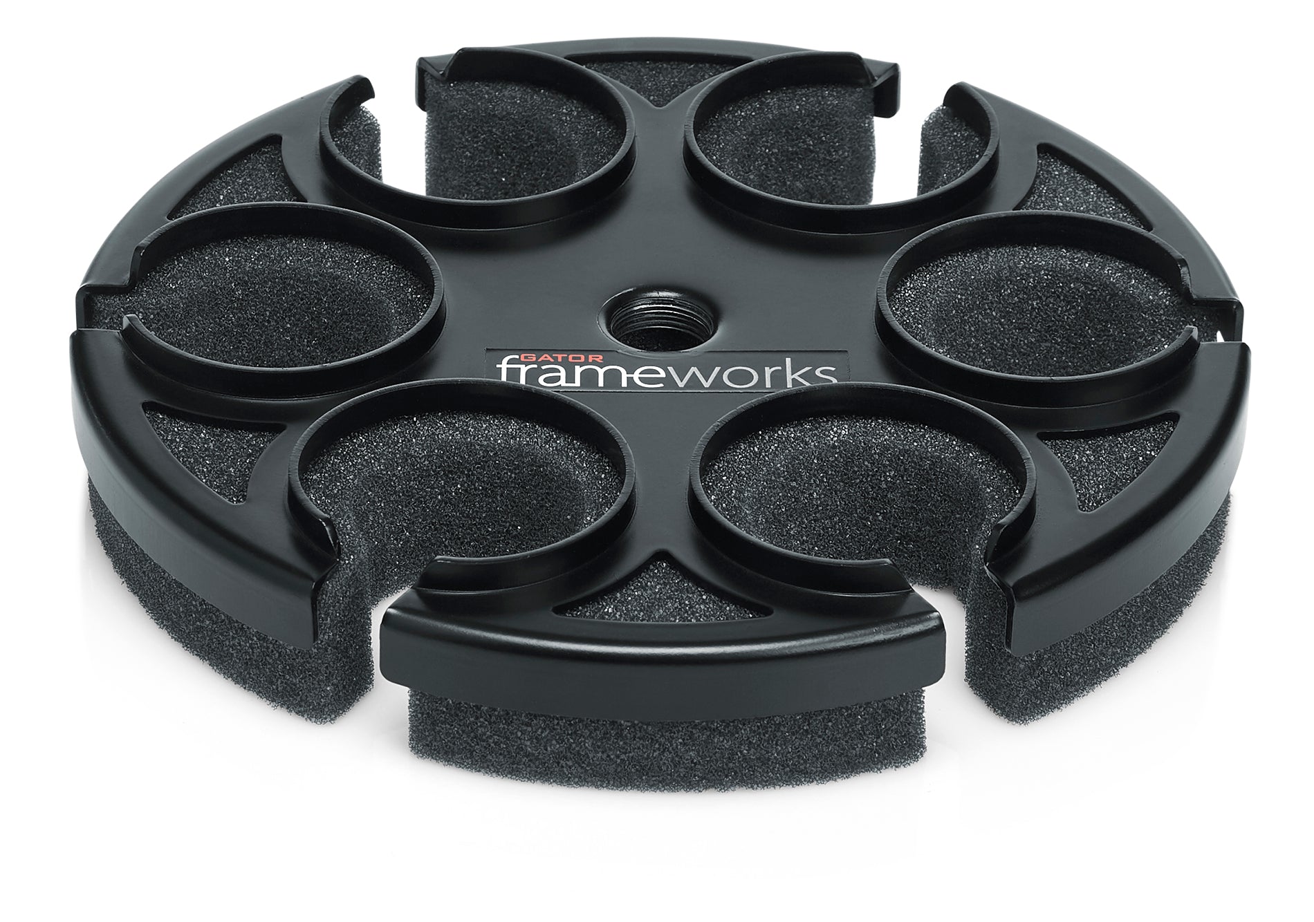 Gator Frameworks | Multi Microphone Tray Holds 6 Microphones