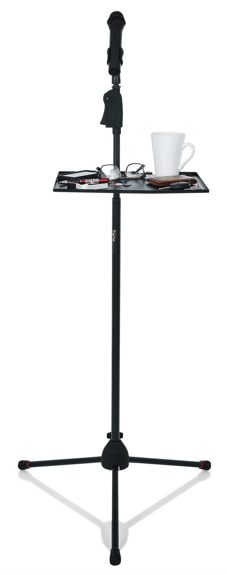Gator Frameworks | 11" x 15" Microphone Accessory Shelf