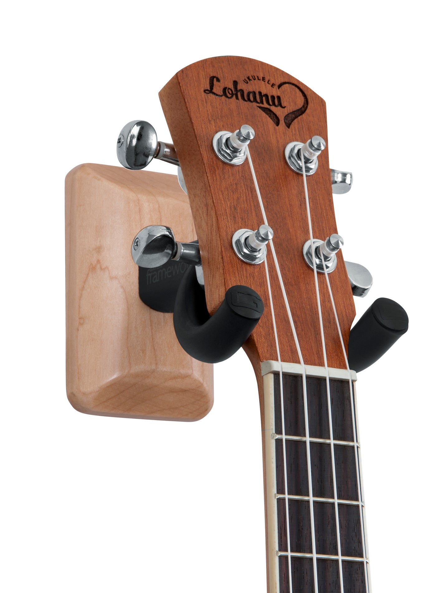 Gator Frameworks | Maple Wall Mount Ukulele/Mandolin Hanger