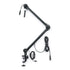 Gator Frameworks | Professional Broadcast Boom Mic Stand W/ Led Light