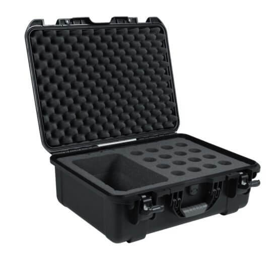 Gator Cases | Waterproof Wired Microphone Case; 16 Mics
