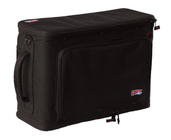 Gator Cases | 2U Lightweight Rack Bag W/ Tow Handle And Wheels