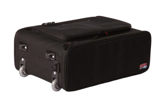 Gator Cases | 2U Lightweight Rack Bag W/ Tow Handle And Wheels