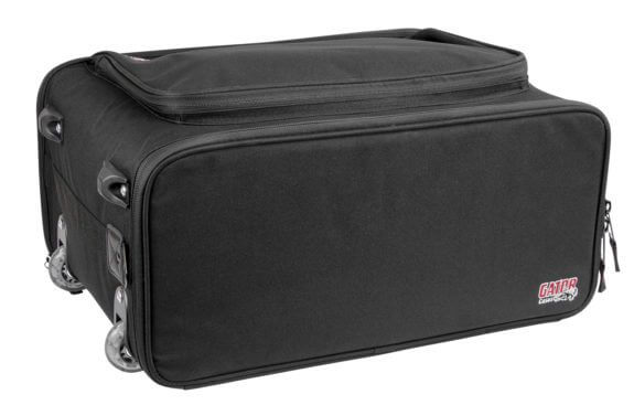 Gator Cases | 3U Lightweight Rack Bag W/ Tow Handle And Wheels