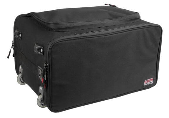 Gator Cases | 4U Lightweight Rack Bag W/ Tow Handle And Wheels