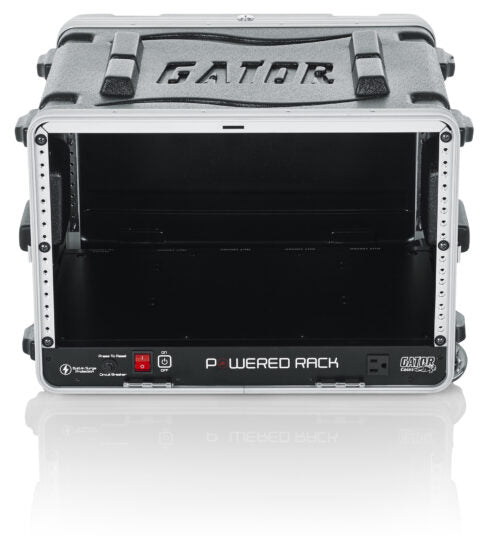 Gator Cases | 6U Rack; Powered Rolling