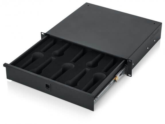 Gator Cases | Microphone Drawer; 2U