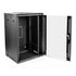 Gator Cases | 12U, 17″ Deep Fixed Wall Rack W/Glass Door