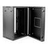 Gator Cases | 12U, 17″ Deep Fixed Wall Rack W/Glass Door