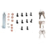 Gator Cases | 12U, 17″ Deep Fixed Wall Rack W/Glass Door