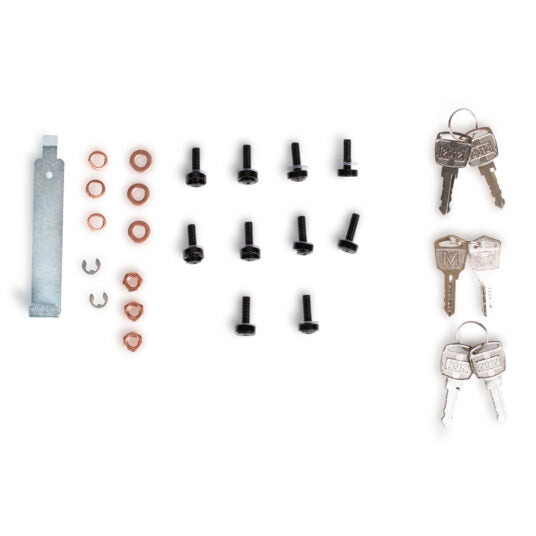 Gator Cases | 9U, 21″ Deep Sectional Wall Rack, Glass Door