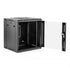 Gator Cases | 9U, 21″ Deep Sectional Wall Rack, Glass Door