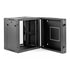 Gator Cases | 9U, 21″ Deep Sectional Wall Rack, Glass Door